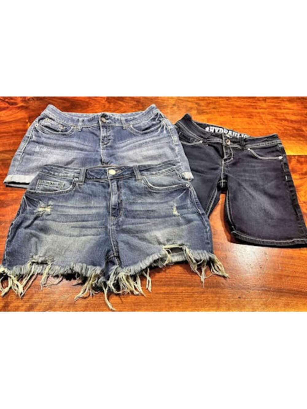SUMMER CLEARANCE - 3 pair Junior Denim Shorts, Hydraulic, YMI, Maurices